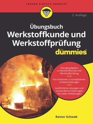 cover image of &Uuml;bungsbuch Werkstoffkunde und Werkstoffpr&uuml;fung f&uuml;r Dummies
